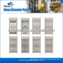 Panel de puerta de ascensor de acero inoxidable estándar, piezas de elevación